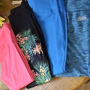 4 PR ACTIVEWEAR LEGGINGS SZ S  SKETCHERS, 90 DEGREE, YOGALICIOUS, and XERSION